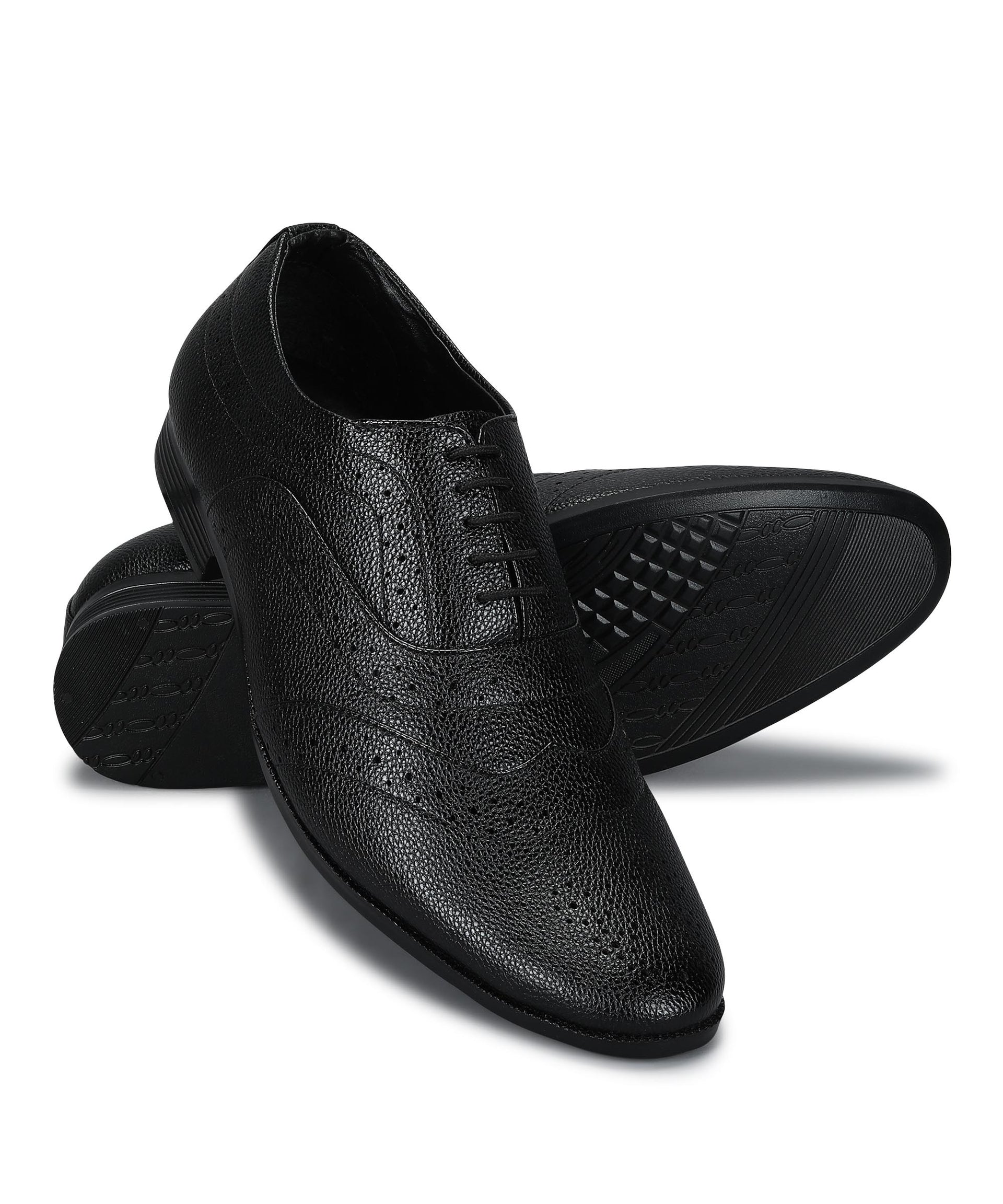 Paragon Men&#39;s Black Formal Shoes| Trendy, Durable &amp; Sturdy for Outdoor Wear