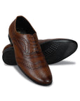 Paragon Men's Tan Formal Shoes| Trendy, Durable & Sturdy for Outdoor Wear