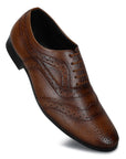 Paragon Men's Tan Formal Shoes| Trendy, Durable & Sturdy for Outdoor Wear