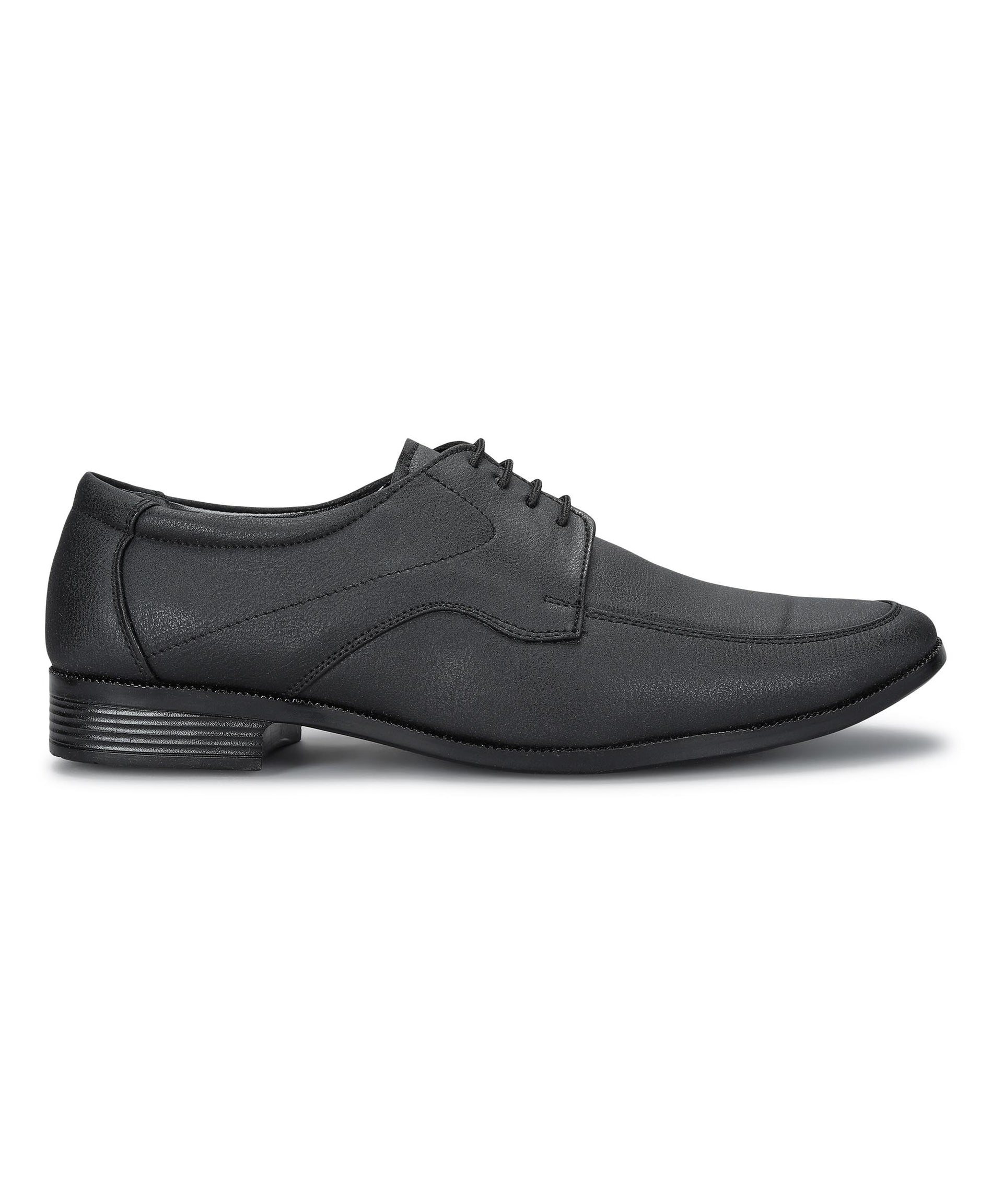 Paragon Men&#39;s Black Formal Shoes with Laces| Durable &amp; Sturdy for Outdoor Wear