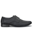 Paragon Men's Black Formal Shoes with Laces| Durable & Sturdy for Outdoor Wear