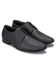 Paragon Men's Black Formal Shoes with Laces| Durable & Sturdy for Outdoor Wear