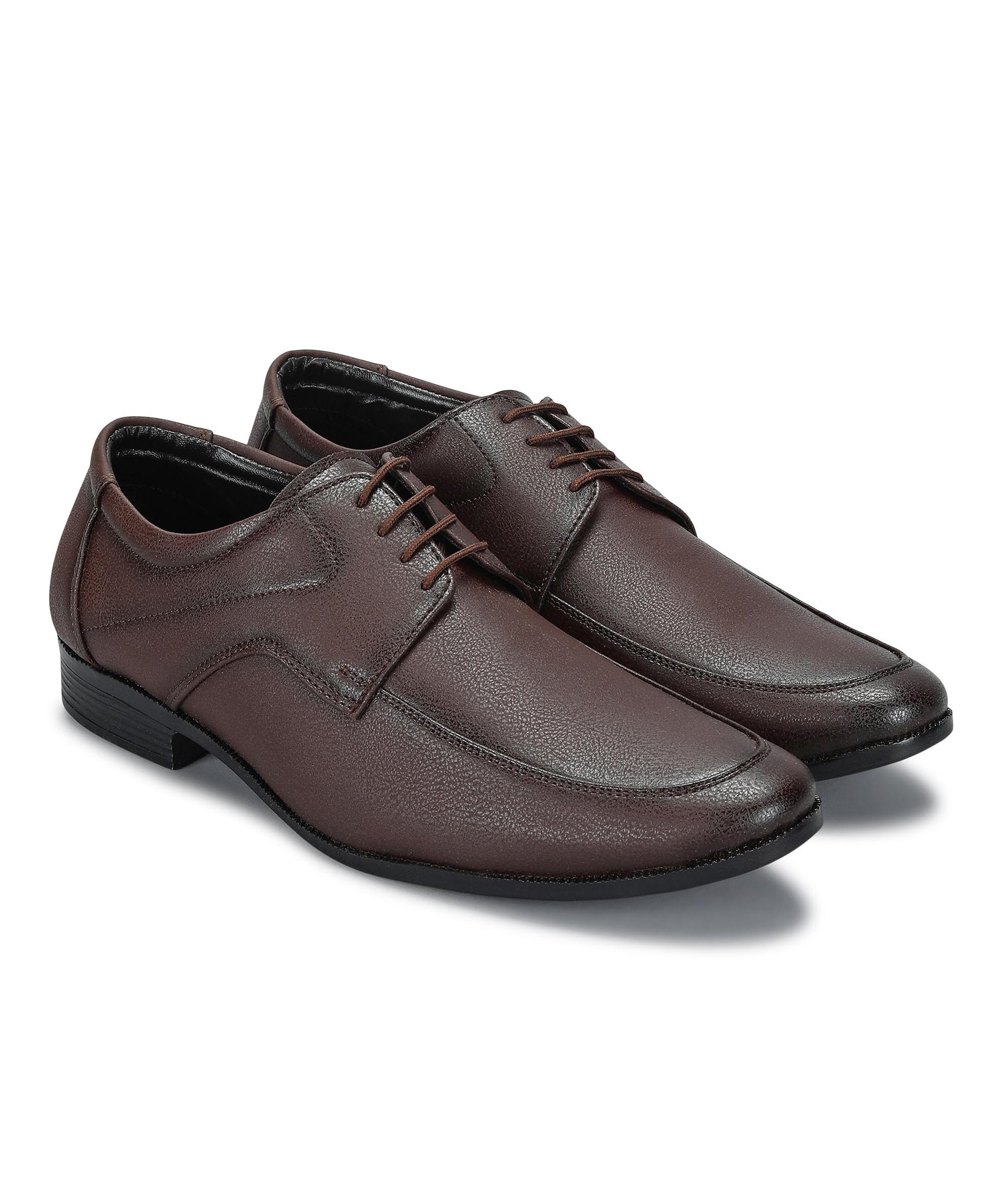 Paragon Men&#39;s Brown Formal Shoes with Laces| Durable &amp; Sturdy for Outdoor Wear