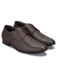 Paragon Men's Brown Formal Shoes with Laces| Durable & Sturdy for Outdoor Wear