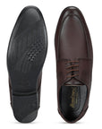 Paragon Men's Brown Formal Shoes with Laces| Durable & Sturdy for Outdoor Wear