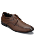 Paragon Men's Tan Formal Shoes with Laces| Durable & Sturdy for Outdoor Wear