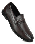 Paragon Men's Brown Formal Loafer Shoes | Cushioned Sole & Sturdy Construction