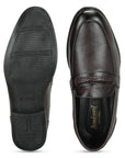 Paragon Men's Brown Formal Loafer Shoes | Cushioned Sole & Sturdy Construction