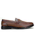 Paragon Men's Tan Formal Loafer Shoes | Cushioned Sole & Sturdy Construction