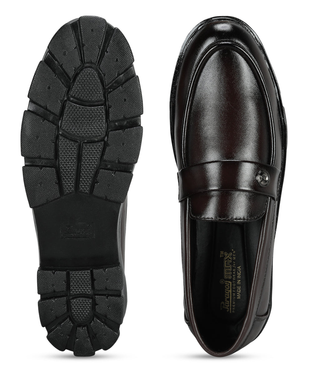 Paragon Men's Formal Slip On Style Moccasin| Durable, Sturdy Outdoor Wear