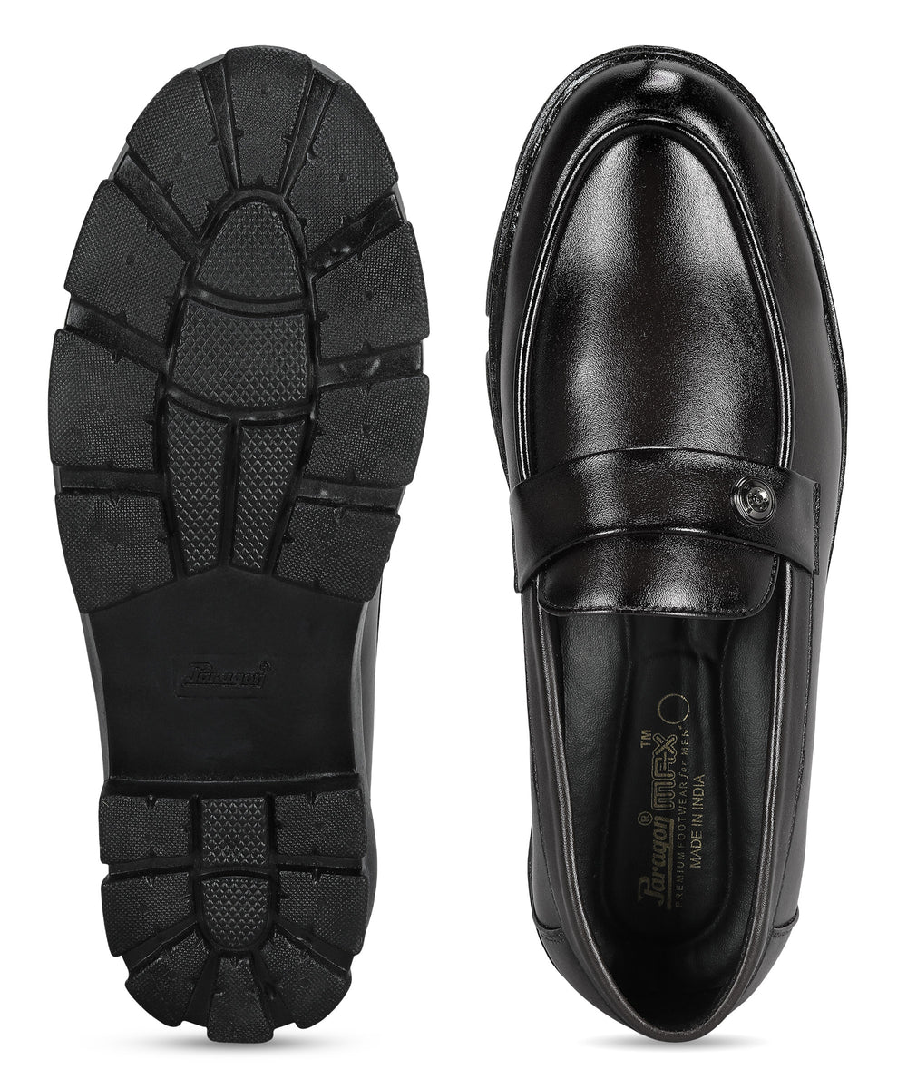 Paragon Men's Formal Slip On Style Moccasin| Durable, Sturdy Outdoor Wear