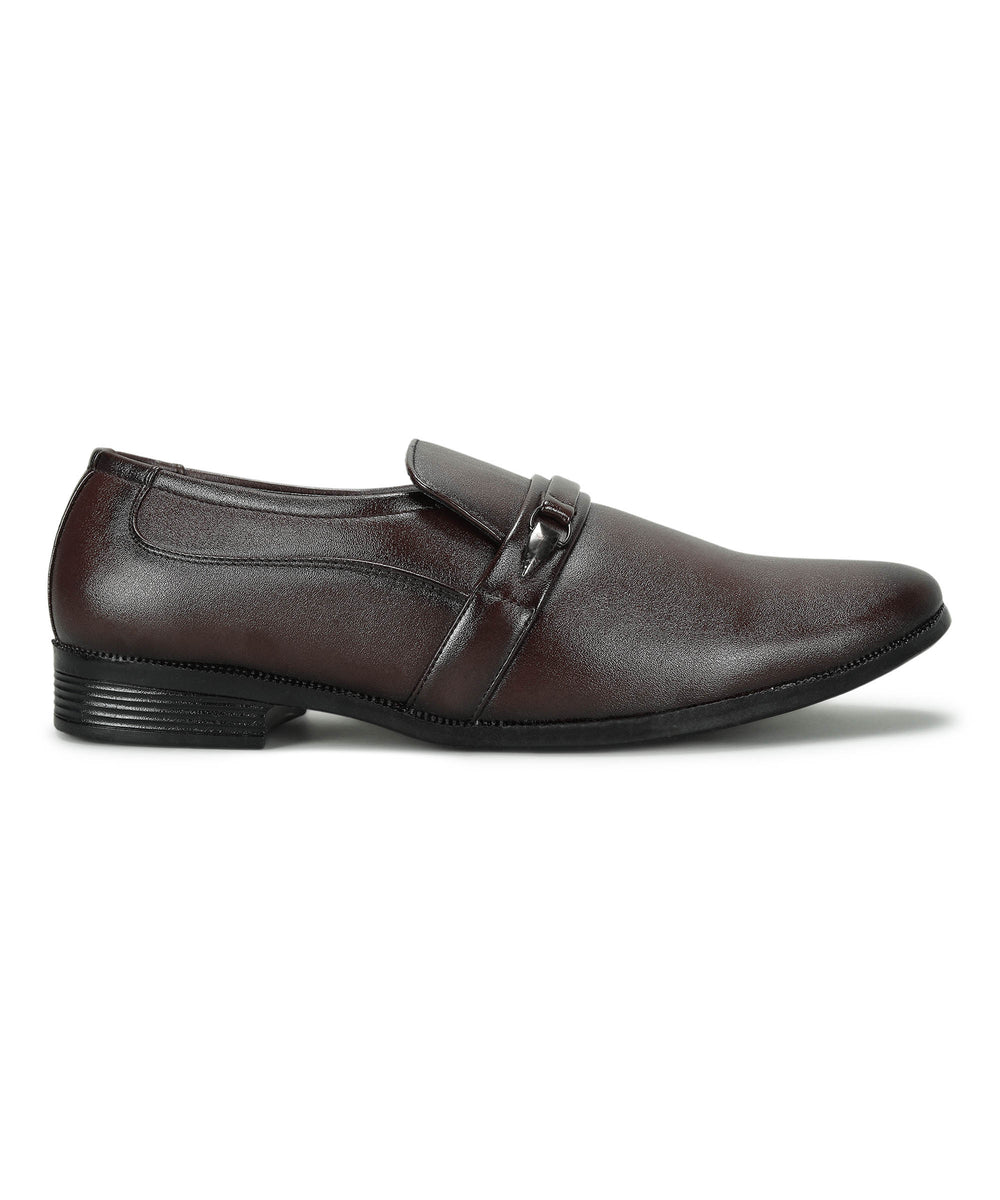 Paragon Men's Brown Formal Loafer Shoes | Cushioned Sole &amp; Sturdy Construction