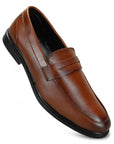Paragon Men's Slip On Tan Formal Shoes | Durable, Sturdy Outdoor Wear