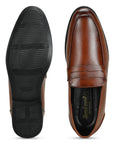 Paragon Men's Slip On Tan Formal Shoes | Durable, Sturdy Outdoor Wear