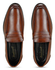 Paragon Men's Slip On Tan Formal Shoes | Durable, Sturdy Outdoor Wear