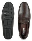 Paragon Men's Brown Formal Loafer Shoes | Cushioned Sole & Sturdy Construction