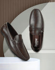 Paragon Men's Brown Formal Loafer Shoes | Cushioned Sole & Sturdy Construction