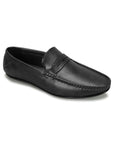 Paragon Men's Black Formal Loafer Shoes | Cushioned Sole & Sturdy Construction