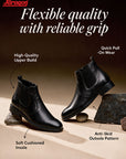 Paragon Men Chelsea Ankle Boots Comfortable Round Toe for Daily Wear