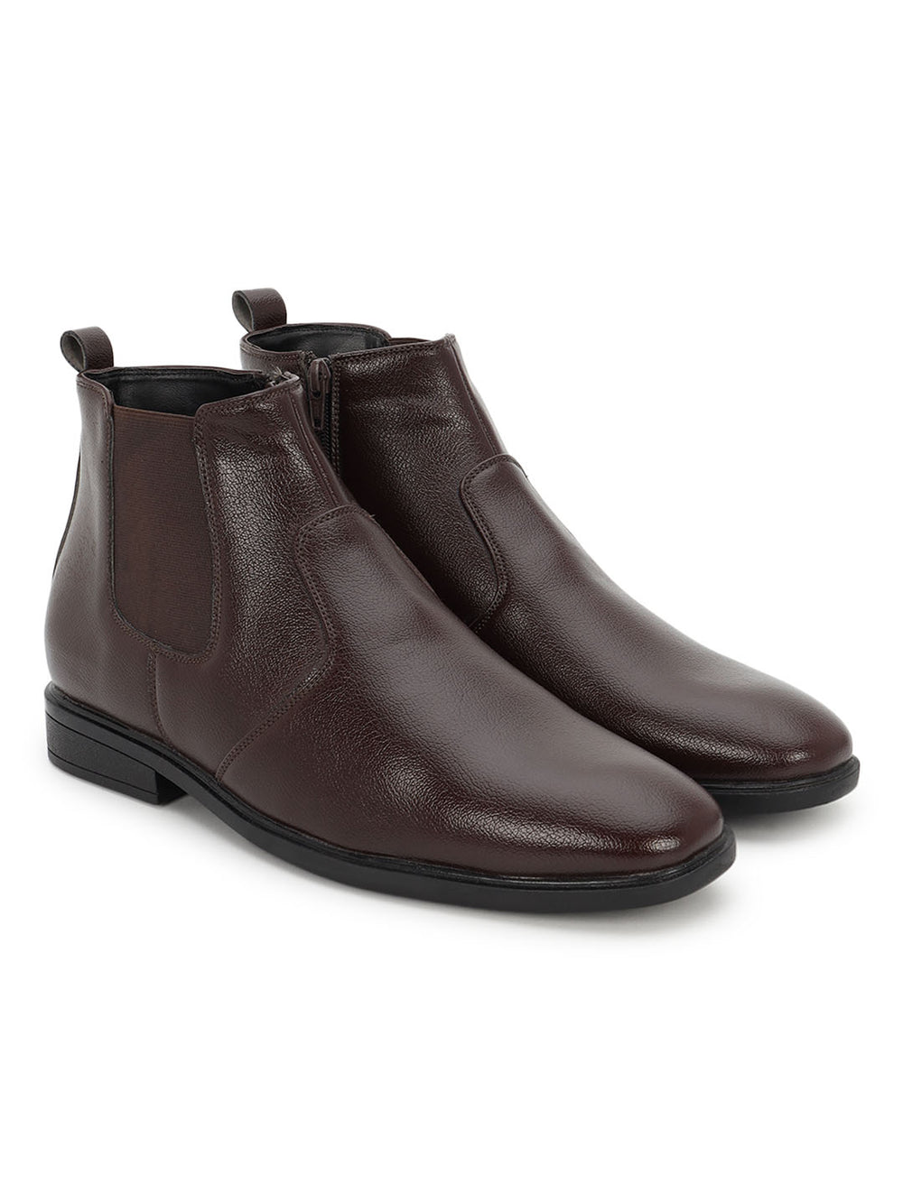 Paragon Men Chelsea Ankle Boots Comfortable Round Toe for Daily Wear
