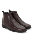Paragon Men Chelsea Ankle Boots Comfortable Round Toe for Daily Wear