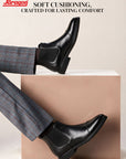Paragon Men Chelsea Ankle Boots Comfortable Cap Toe for Daily Wear