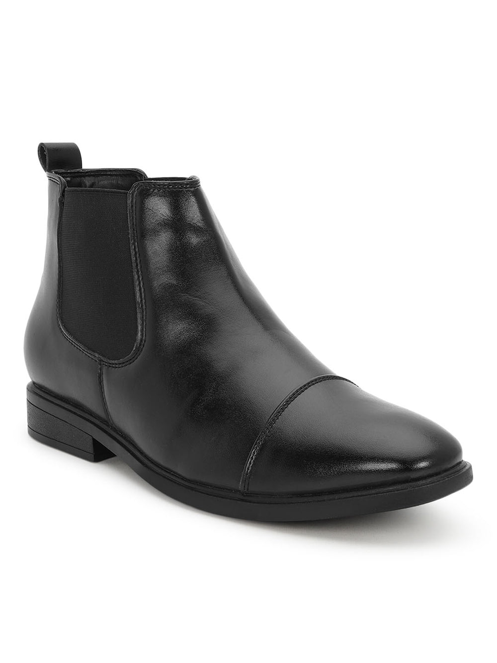 Paragon Men Chelsea Ankle Boots Comfortable Cap Toe for Daily Wear