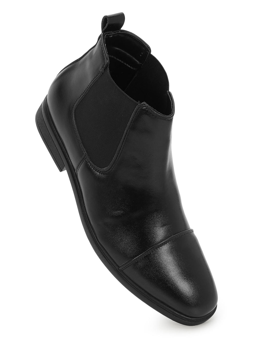 Paragon Men Chelsea Ankle Boots Comfortable Cap Toe for Daily Wear