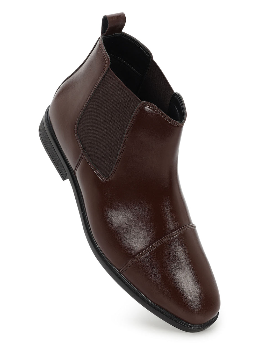 Paragon Men Chelsea Ankle Boots Comfortable Cap Toe for Daily Wear