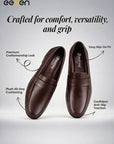 Eeken Men Formal Shoes Slip On All Day Office wear