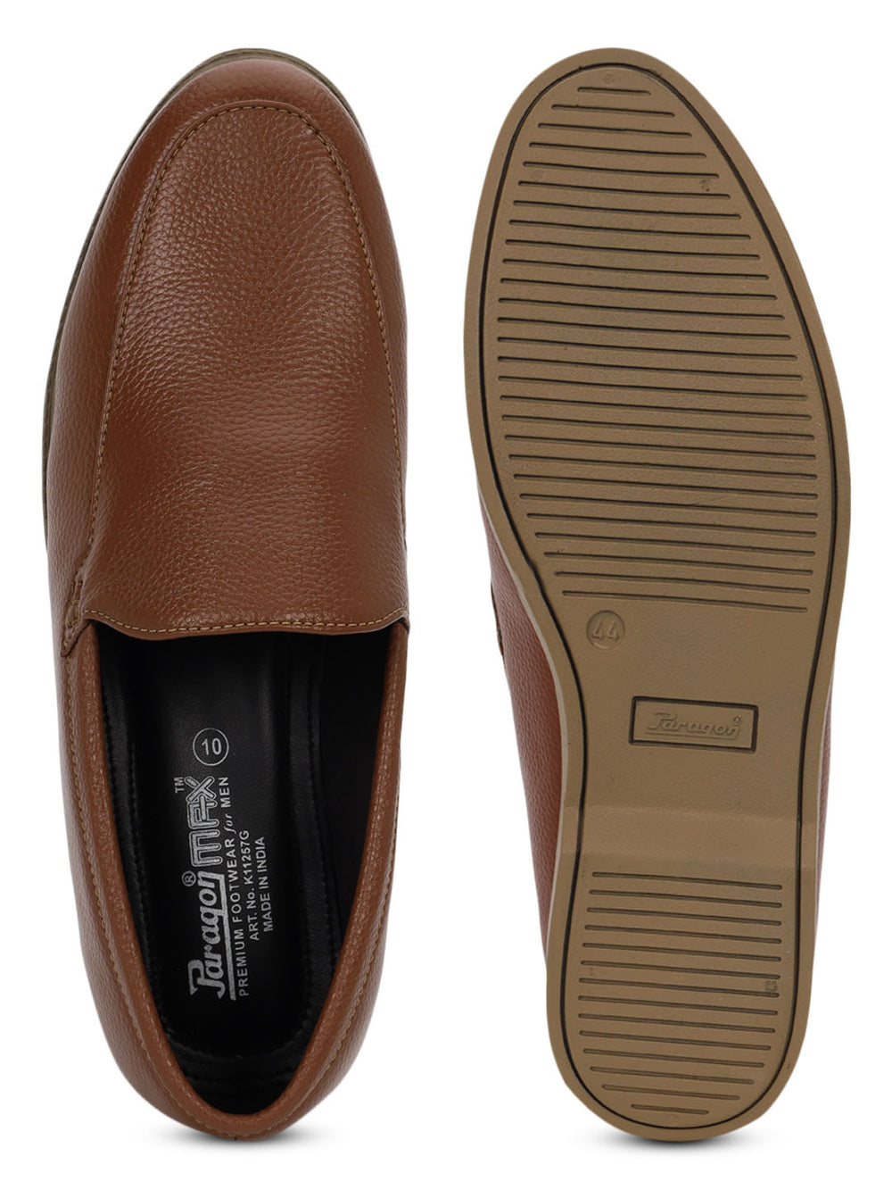 Paragon Men Formal Shoes Comfortable Round Toe Slip On Office Wear