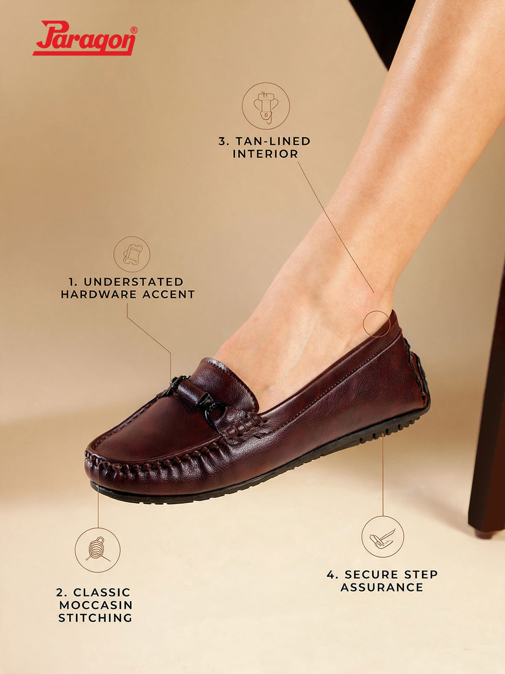 Paragon Women Formal Shoes Comfortable Cushioned Daily Use Office Wear