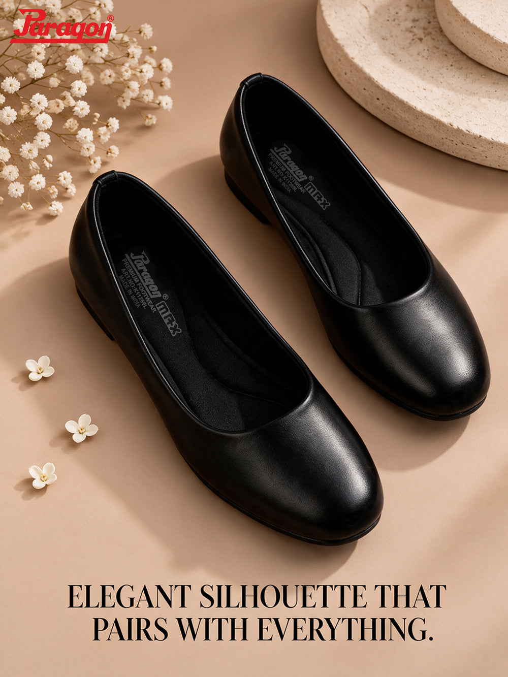 Paragon Women Formal Shoes Comfortable Round Toe Slip On Office Wear