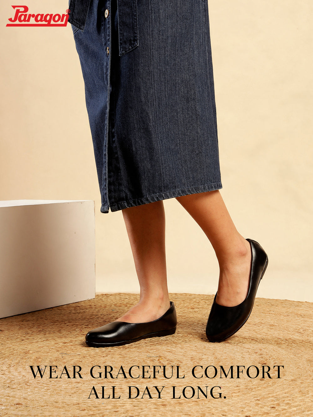 Paragon Women Formal Shoes Comfortable Round Toe Slip On Office Wear