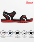 Paragon Blot K1423G Men Stylish Sandals | Comfortable Sandals for Daily Outdoor Use | Casual Formal Sandals with Cushioned Soles