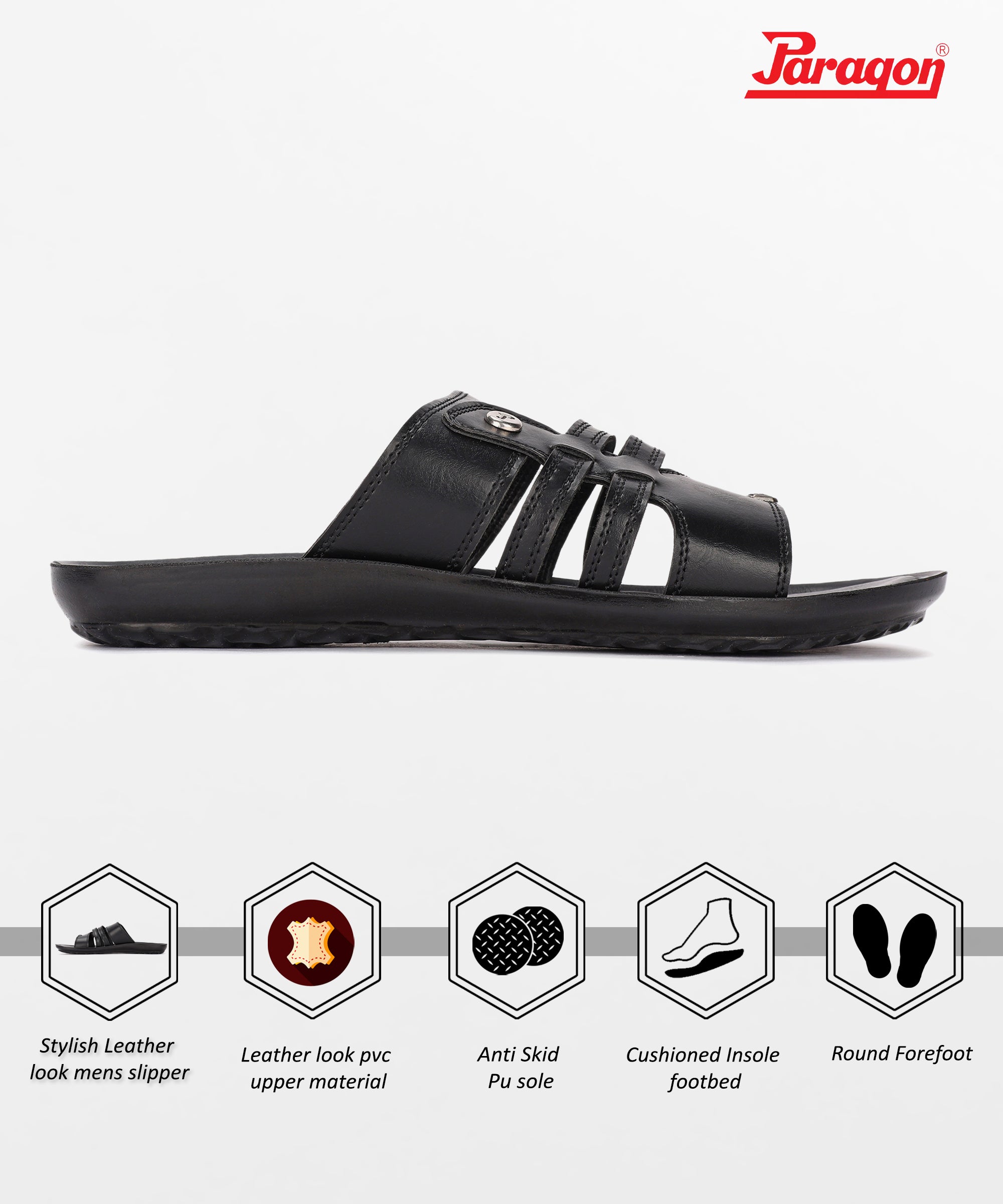 Kosher Black Men's Casual Sandal | Sleeper : Amazon.in: Fashion