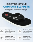 Paragon Women’s Orthopedic Slippers with Arch Support & Cushioned Footbed | Lightweight, Anti-Sweat, Flexible with Strong Grip Sole