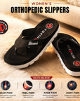 Paragon Women's Orthopedic Slippers with Arch Support & Cushioned Footbed | Lightweight, Anti-Sweat, Flexible with Strong Grip Sole