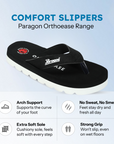 Paragon Women's Orthopedic Slippers with Arch Support & Cushioned Footbed | Lightweight, Anti-Sweat, Flexible with Strong Grip Sole