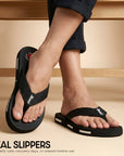 Paragon Men’s Cushioned Slippers with Arch Support & Soft Fabric Upper | Rubberised Sole