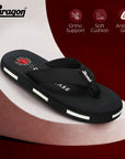 Paragon Men’s Cushioned Slippers with Arch Support & Soft Fabric Upper | Rubberised Sole