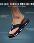 Paragon Men’s Cushioned Slippers with Arch Support & Soft Fabric Upper | Rubberised Sole