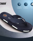 Paragon Men’s Cushioned Slippers with Arch Support & Soft Fabric Upper | Rubberised Sole