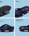 Paragon Men’s Cushioned Slippers with Arch Support & Soft Fabric Upper | Rubberised Sole