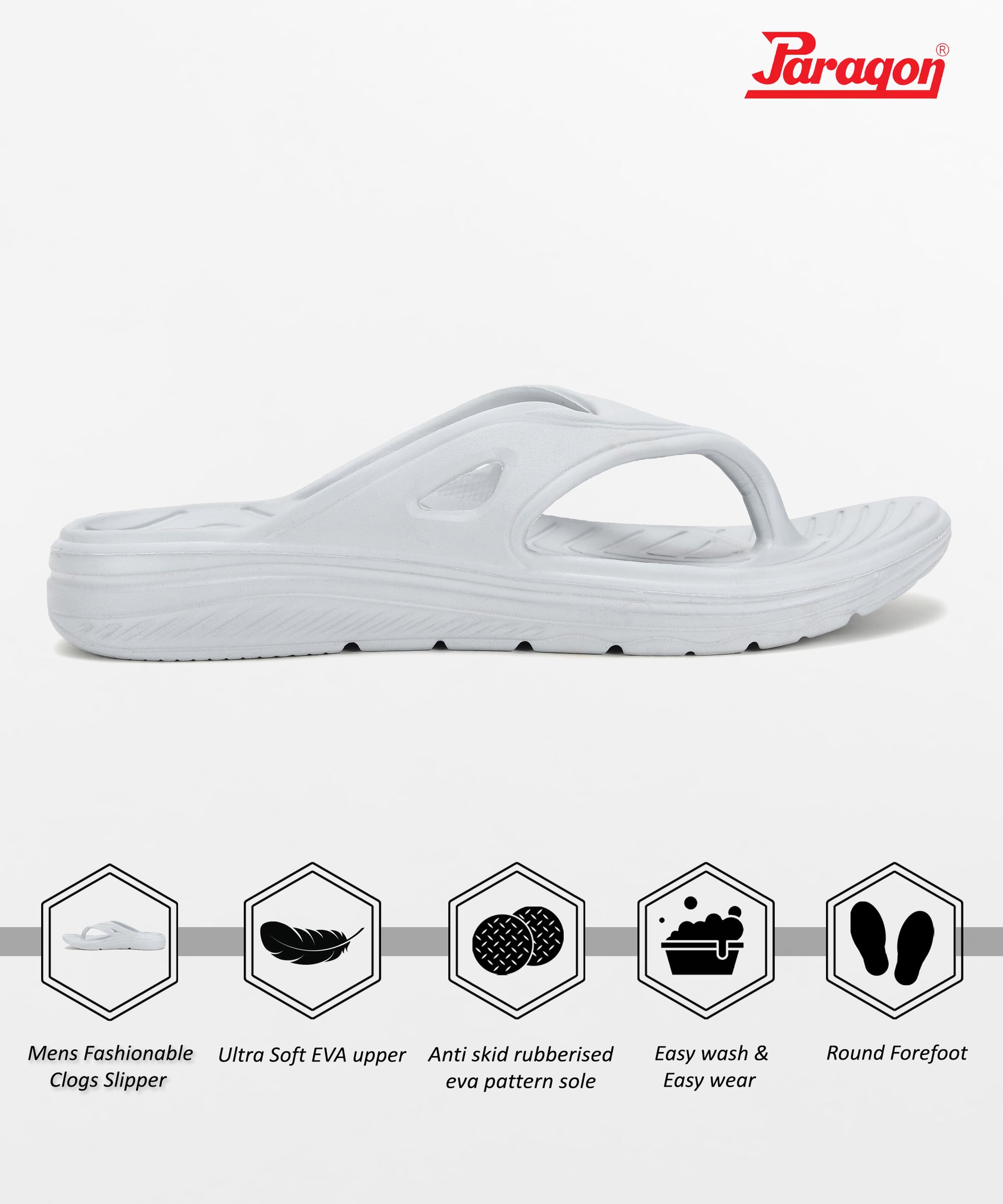 Paragon Blot Men Stylish Lightweight Flipflops | Comfortable with Anti skid soles | Casual &amp; Trendy Slippers | Indoor &amp; Outdoor