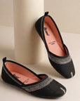 Paragon Women's Bow Ethnic Design | Soft Cushioned & Lightweight | Slip-On Flats