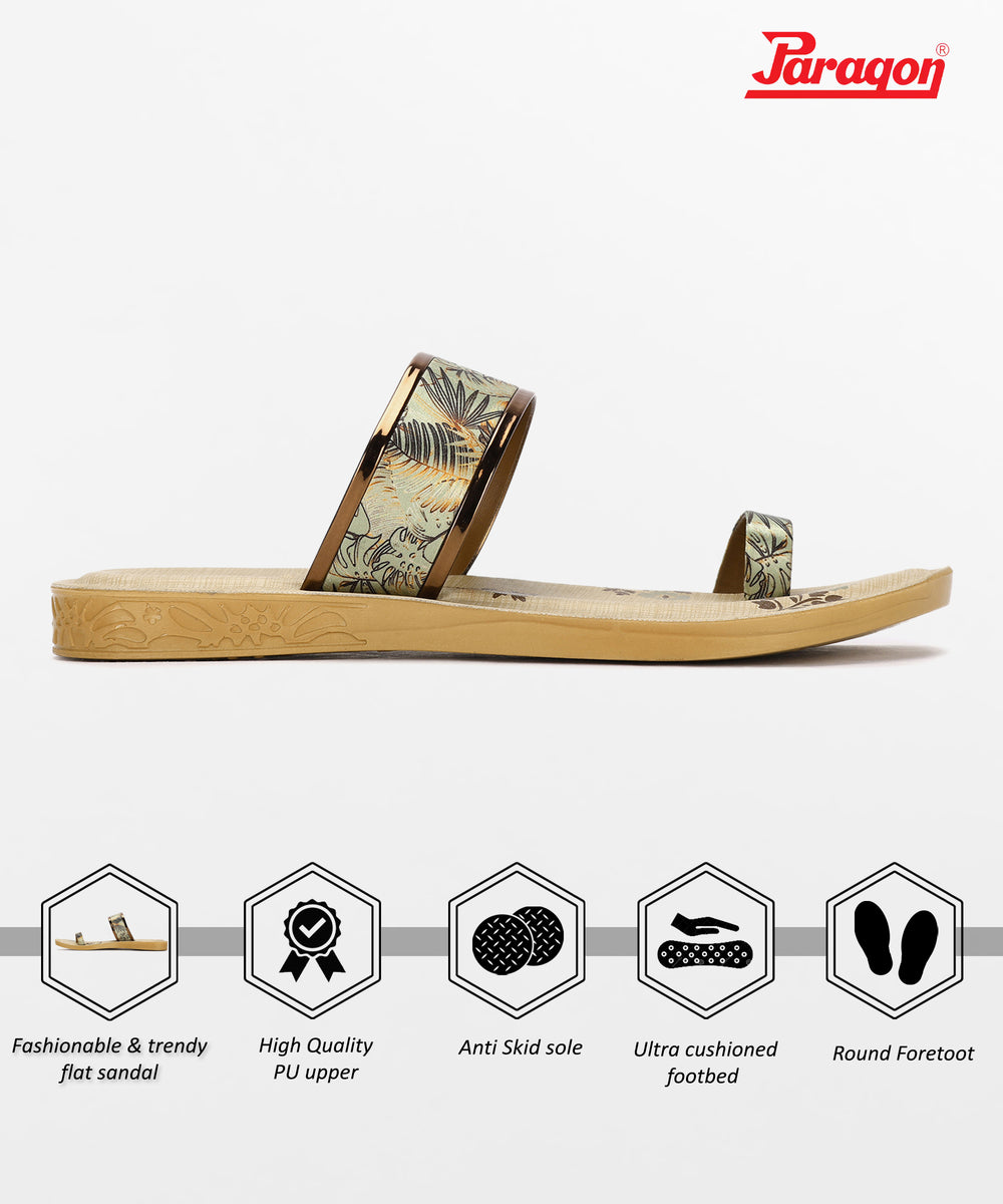 Paragon PUK7019L Women Sandals | Casual &amp; Formal Sandals | Stylish, Comfortable &amp; Durable | For Daily &amp; Occasion Wear