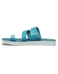 Paragon Women's Slip On Flat Teal Blue Sandals | Durable Dailywear Sandals