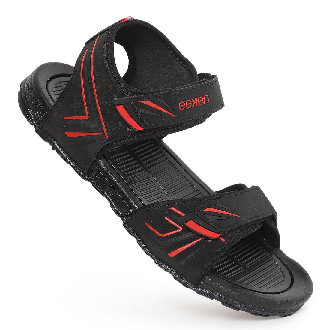Eeken KESDGO4510 Black Daily Wear Sandals For Men