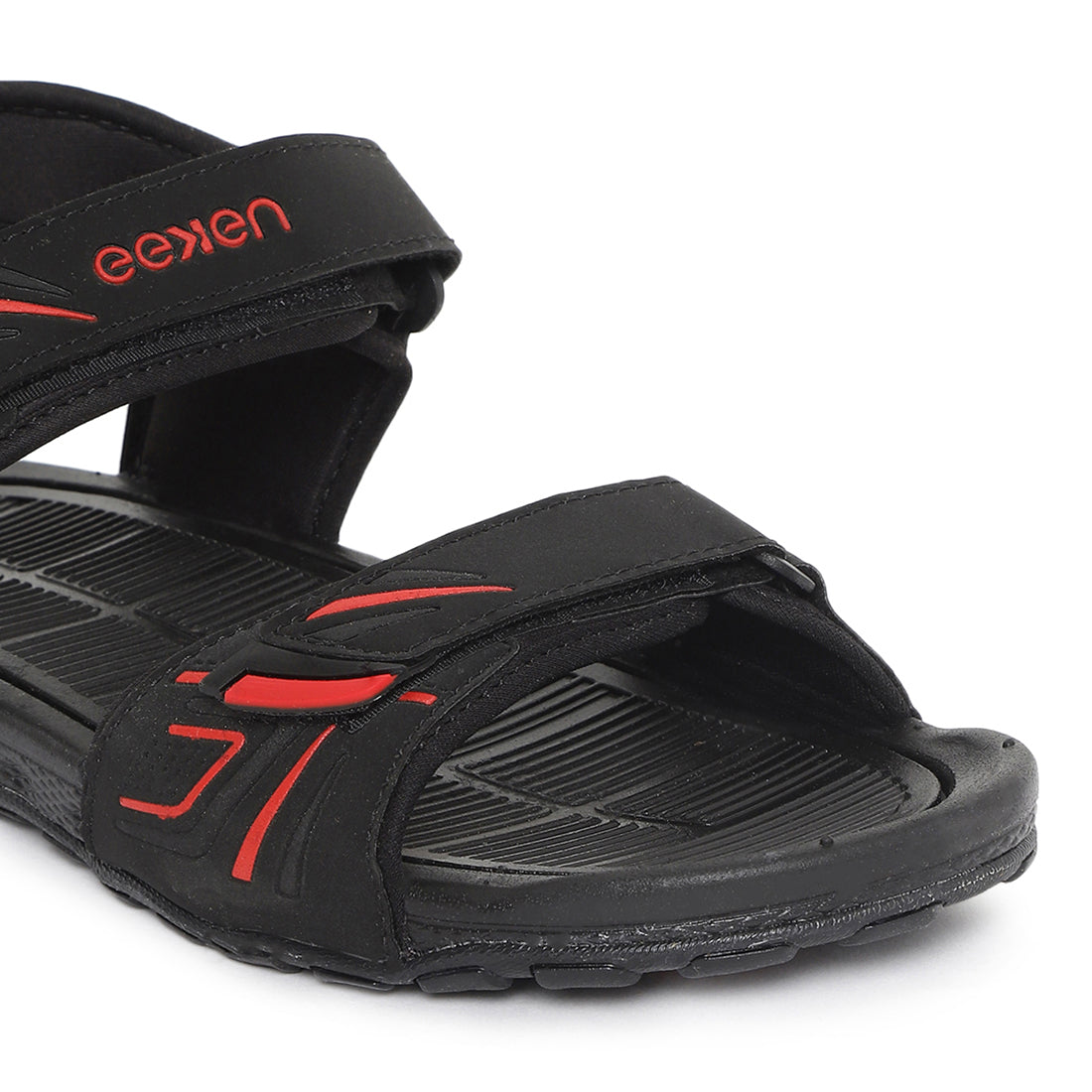 Eeken KESDGO4510 Black Daily Wear Sandals For Men
